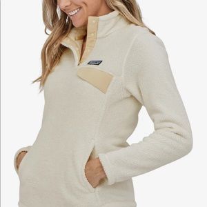 Patagonia Re-Tool Snap-T® Fleece Pullover in Cream/White, XS